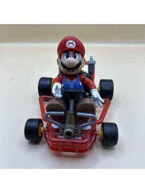 Nintendo 64 Super Mario Figure ToyBiz Pull Back Kart 1999✅